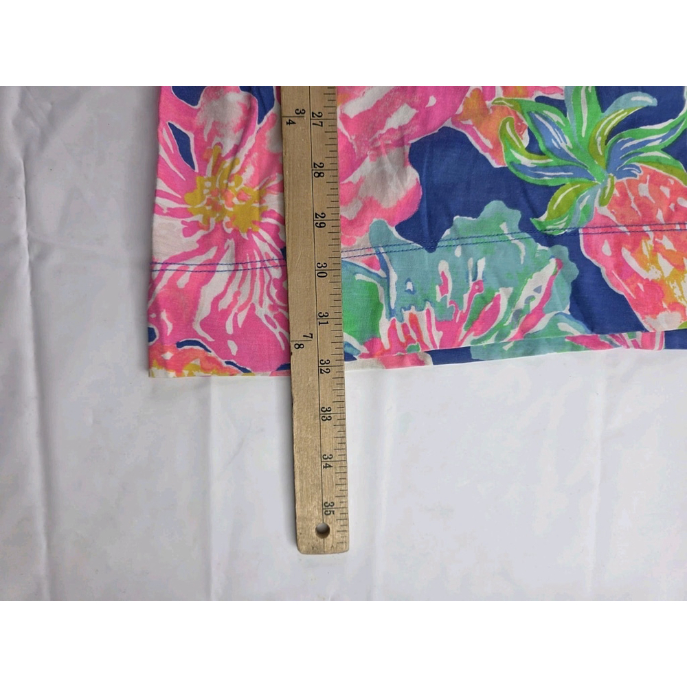Lilly Pulitzer Women's Marlowe Dress Beckon Blue Jungle Utopia Size Medium - Picture 4 of 5
